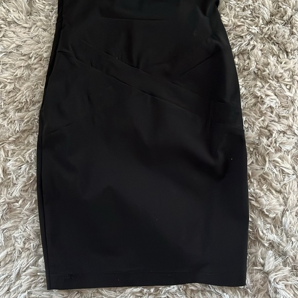 ZARA BLACK TUBE MINI DRESS STRAPLESS - Picture 6 of 10